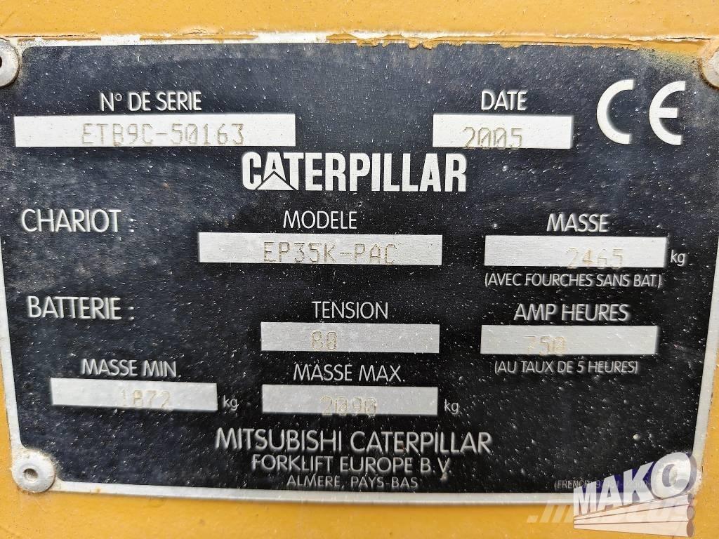 CAT EP 35 K PAC Akumulátorové vozíky