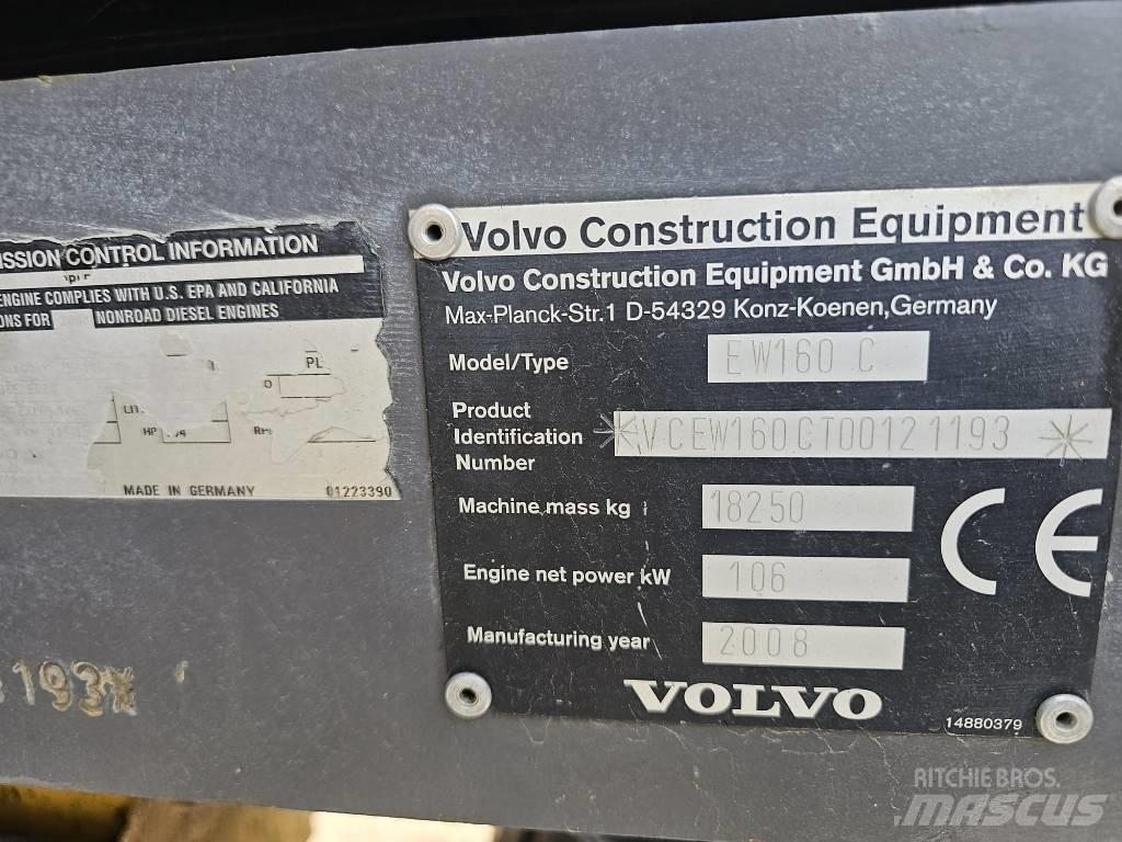 Volvo EW 160 C Kolesové rýpadlá