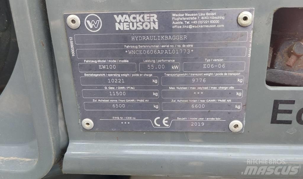 Wacker Neuson EW100 Kolesové rýpadlá