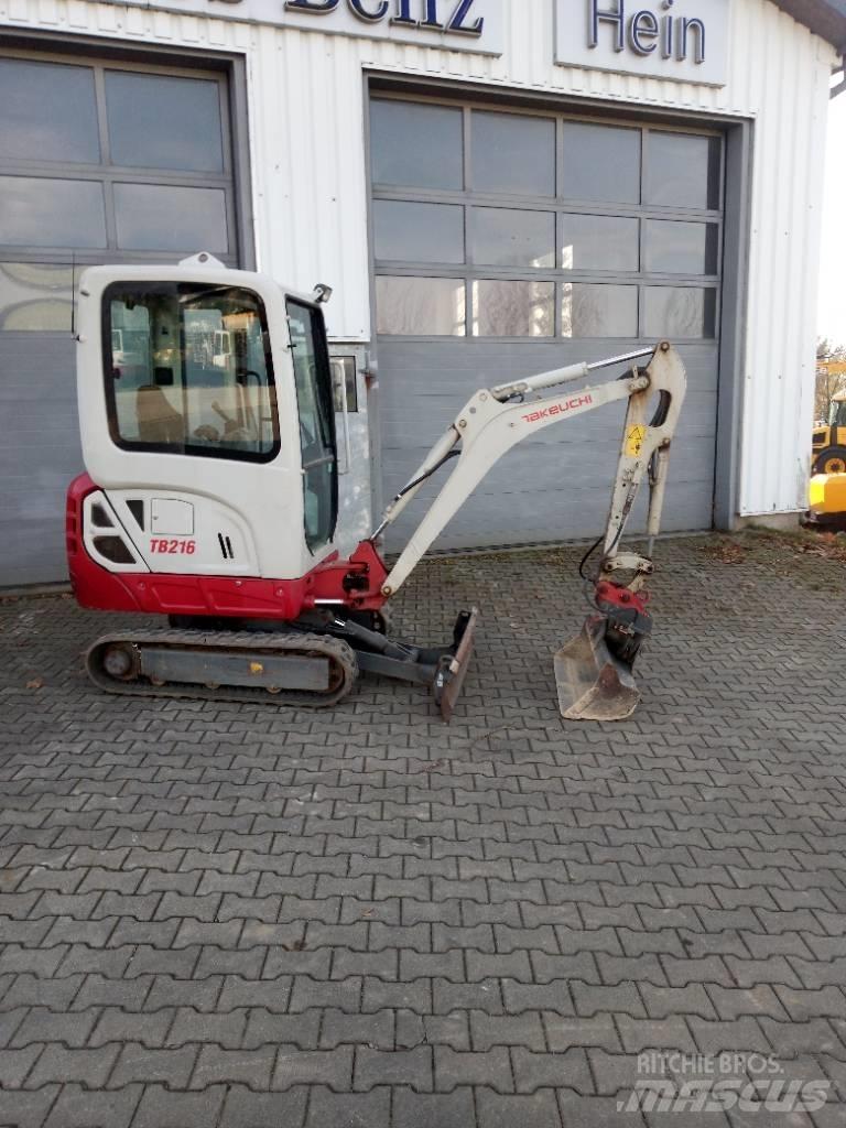 Takeuchi TB 216 Mini rýpadlá < 7t