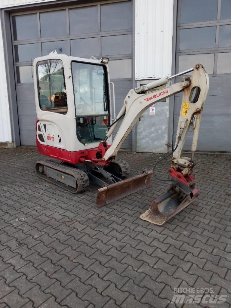 Takeuchi TB 216 Mini rýpadlá < 7t