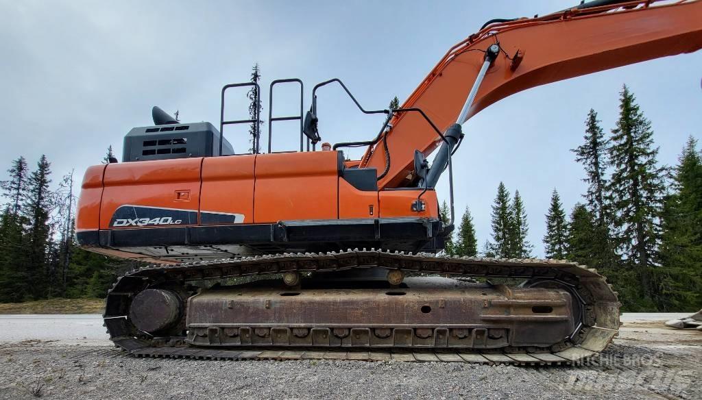 Doosan DX 340 LC Pásové rýpadlá
