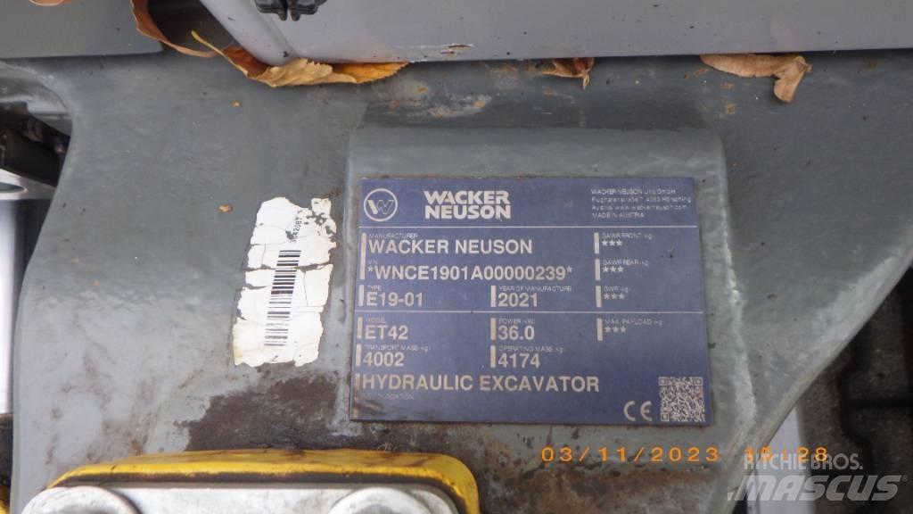 Wacker Neuson ET42 Pásové rýpadlá
