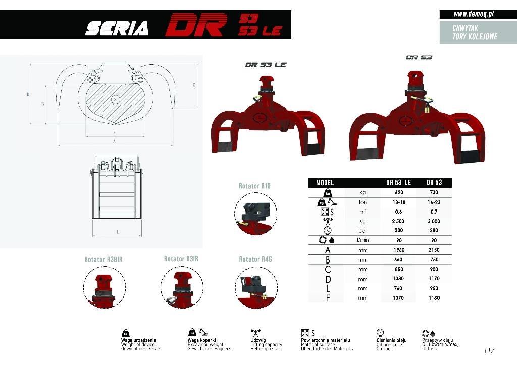  DEMOQ DR53 Drapáky
