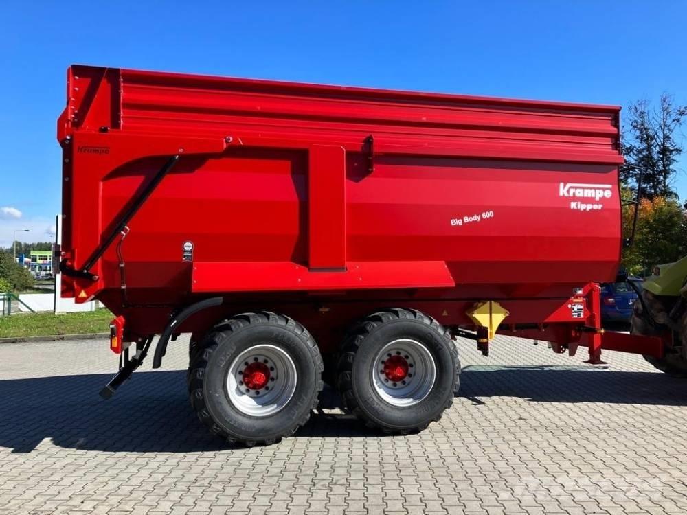 Krampe Big Body 600 Vyklápacie prívesy
