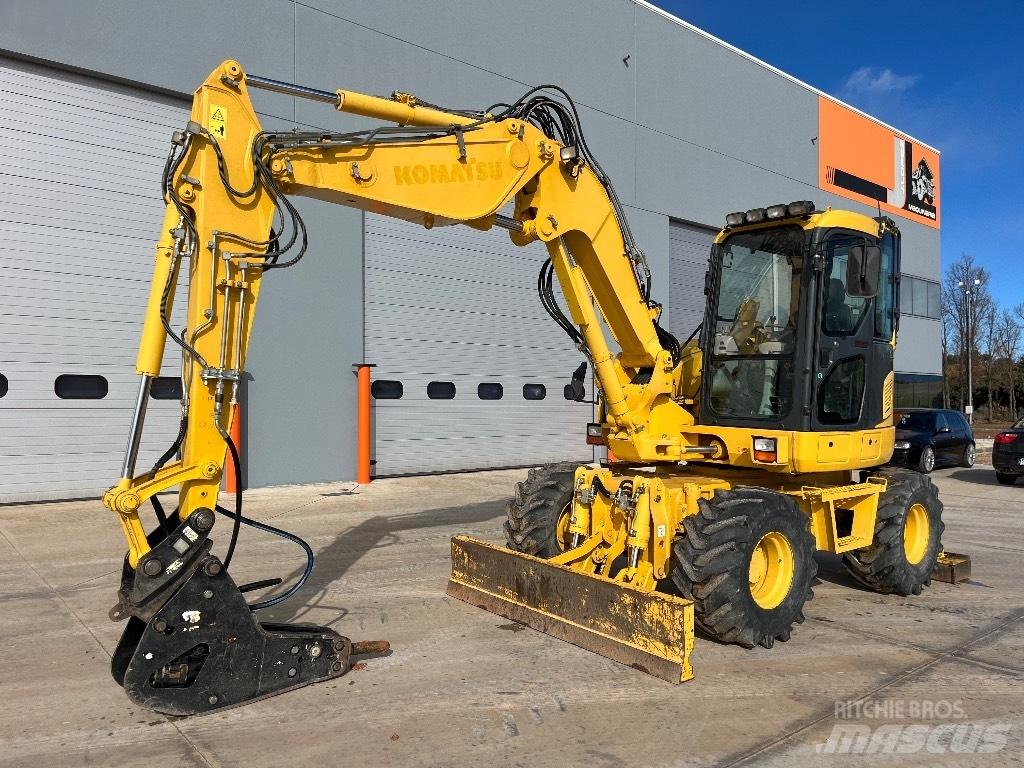 Komatsu PW 98 MR-8 Kolesové rýpadlá