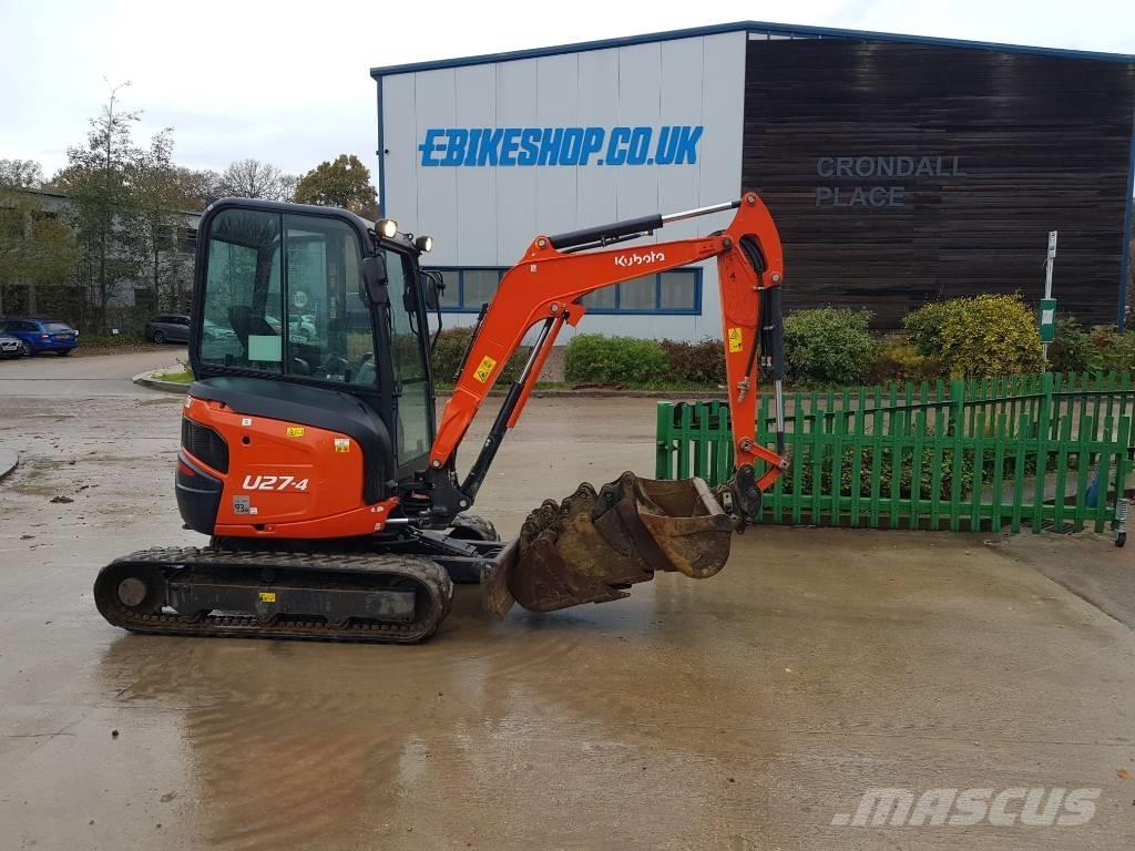 Kubota U27-4 Mini rýpadlá < 7t