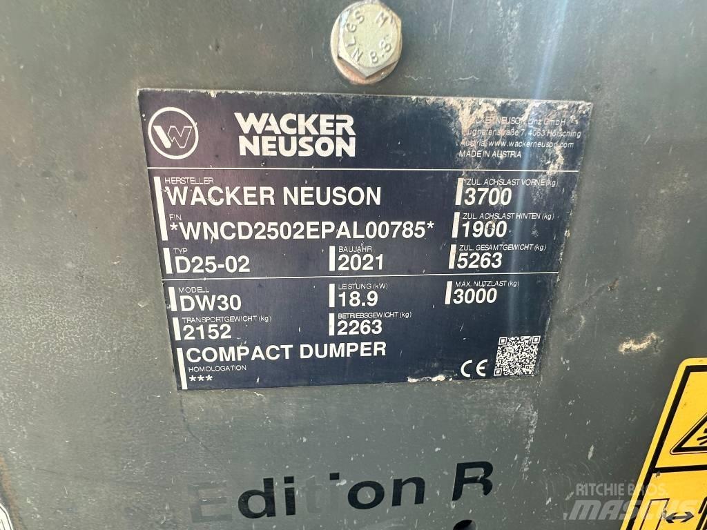 Wacker Neuson DW 30 Stavebné sklápače
