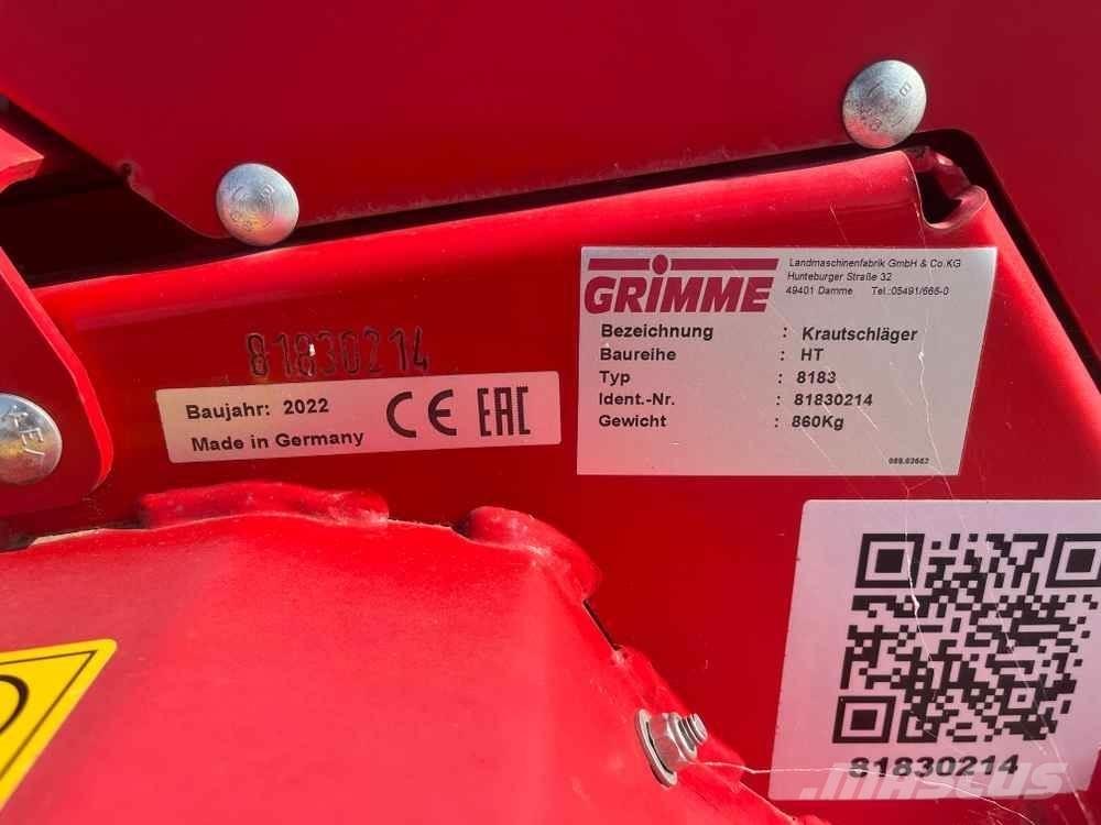 Grimme HT 200 Zemiakové kombajny