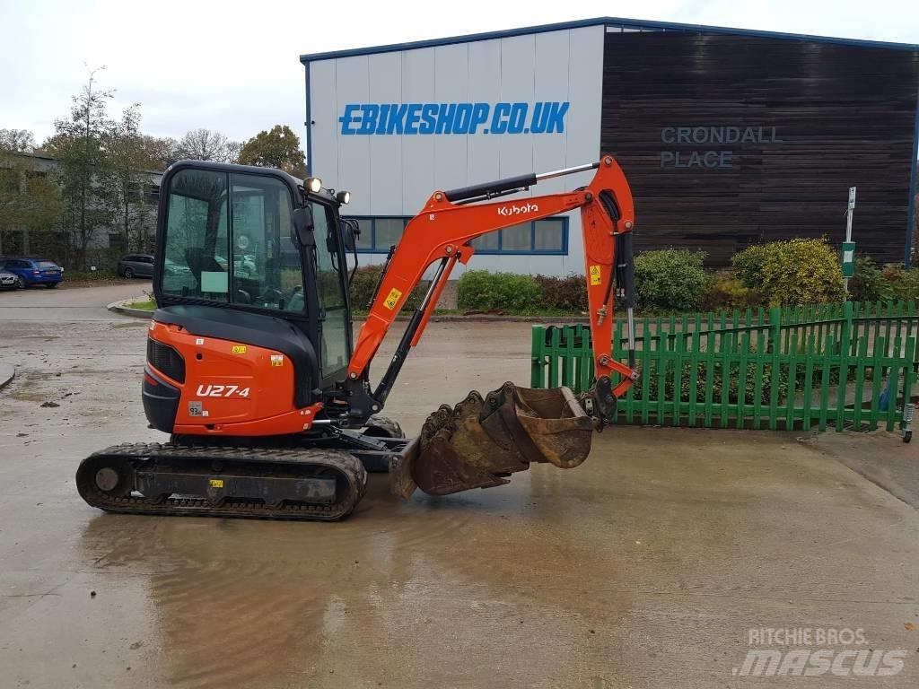 Kubota U27-4 Mini rýpadlá < 7t