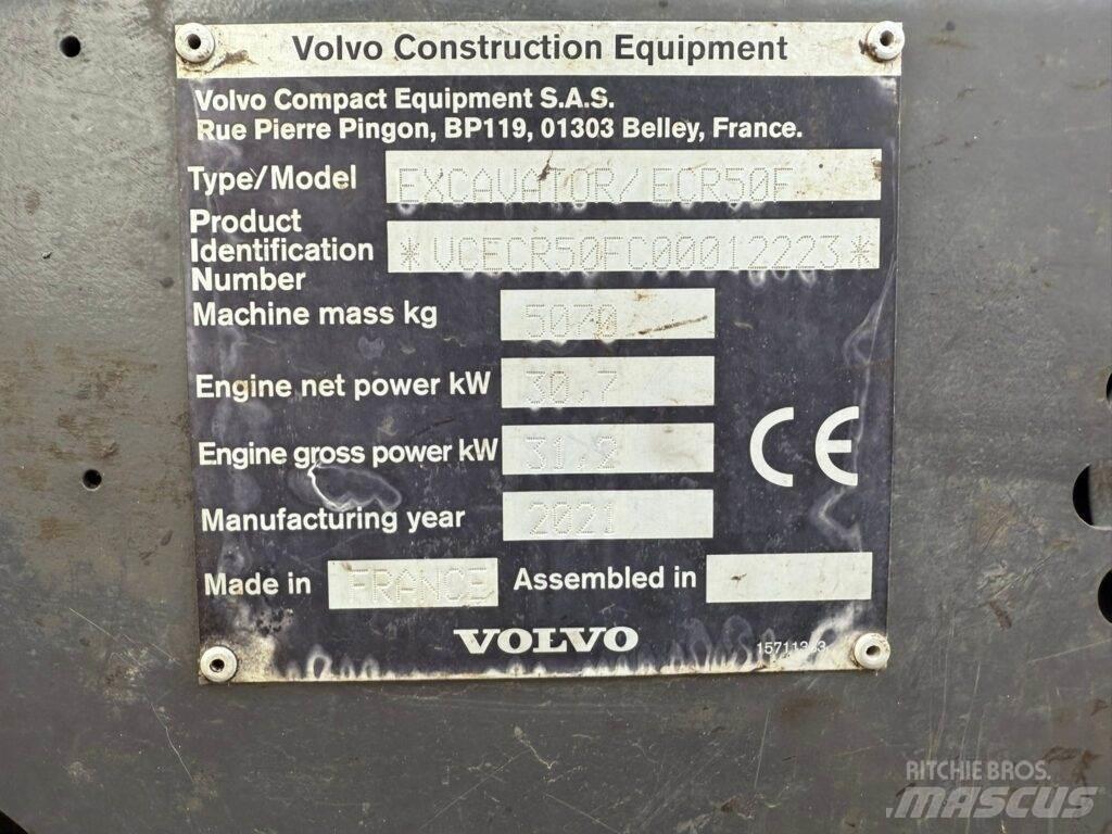 Volvo ECR50F Mini rýpadlá < 7t