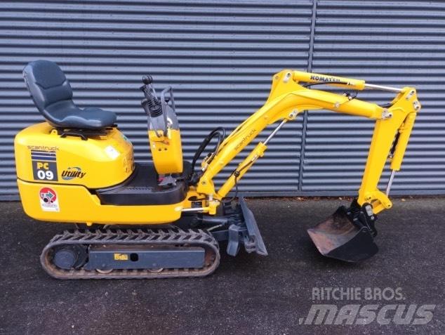 Komatsu PC 9 Mini rýpadlá < 7t