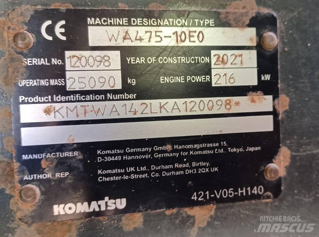 Komatsu WA 475-10E0 Kolesové nakladače