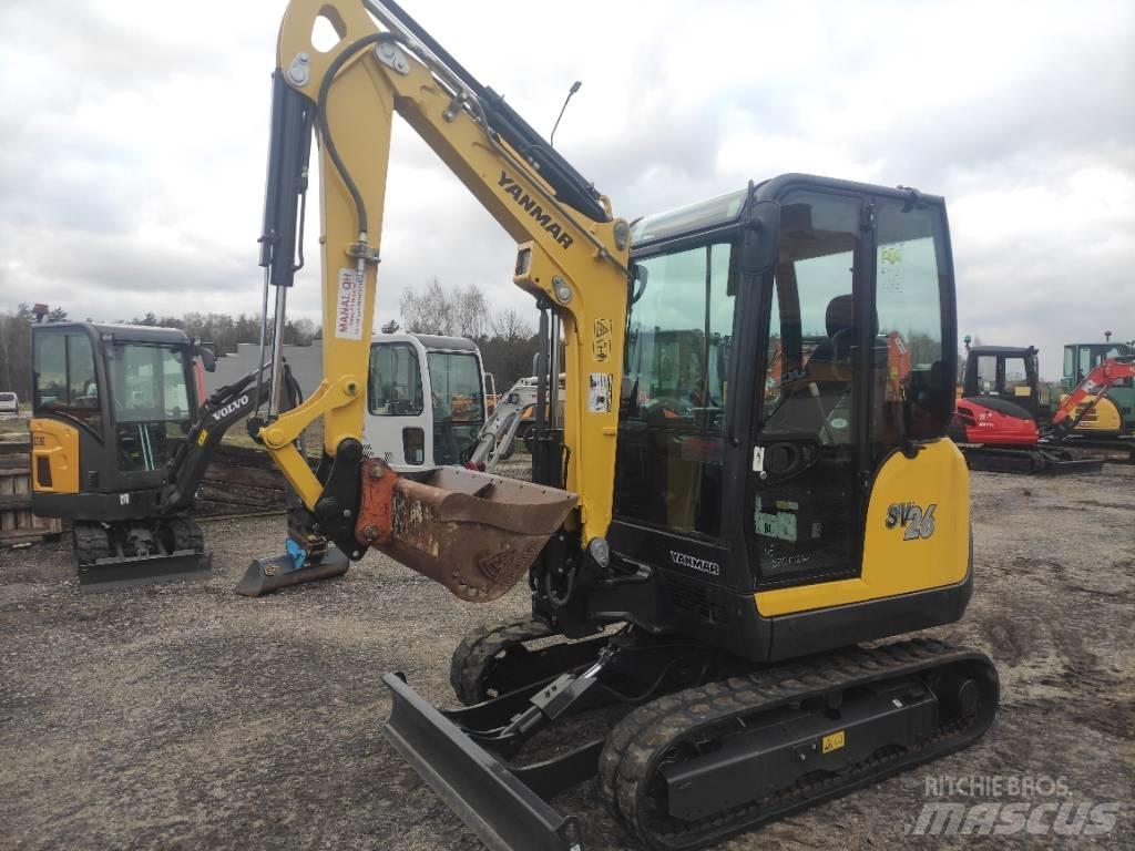 Yanmar SV 26 2017r Mini rýpadlá < 7t