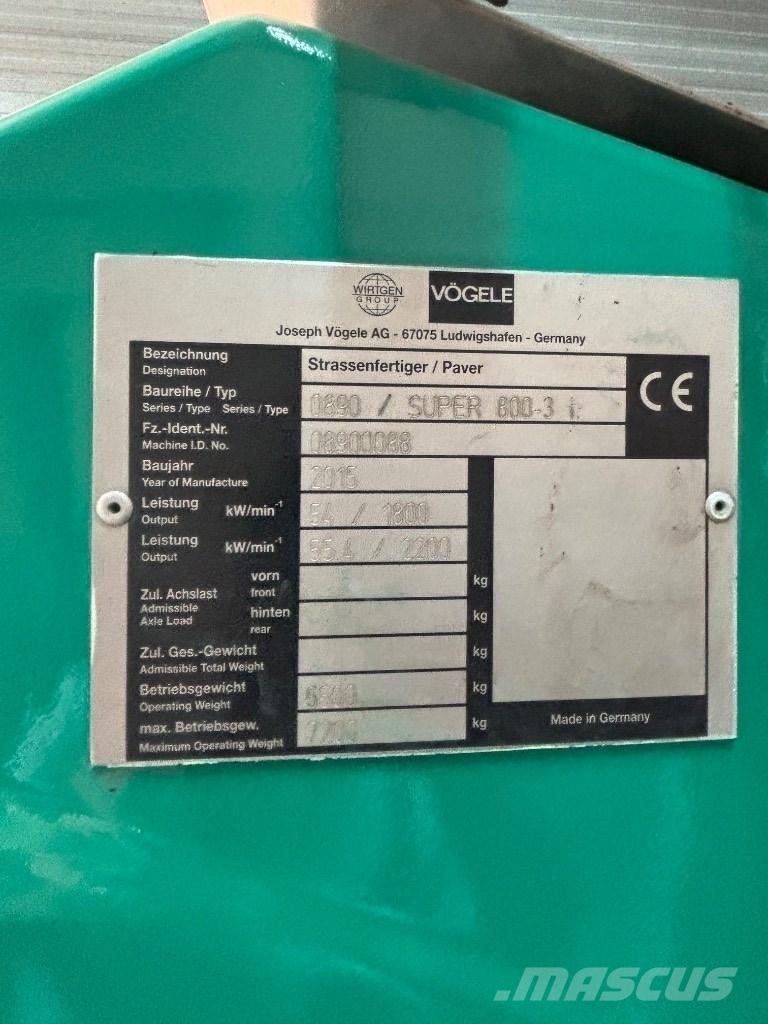Vögele 800-3i Skrejpre