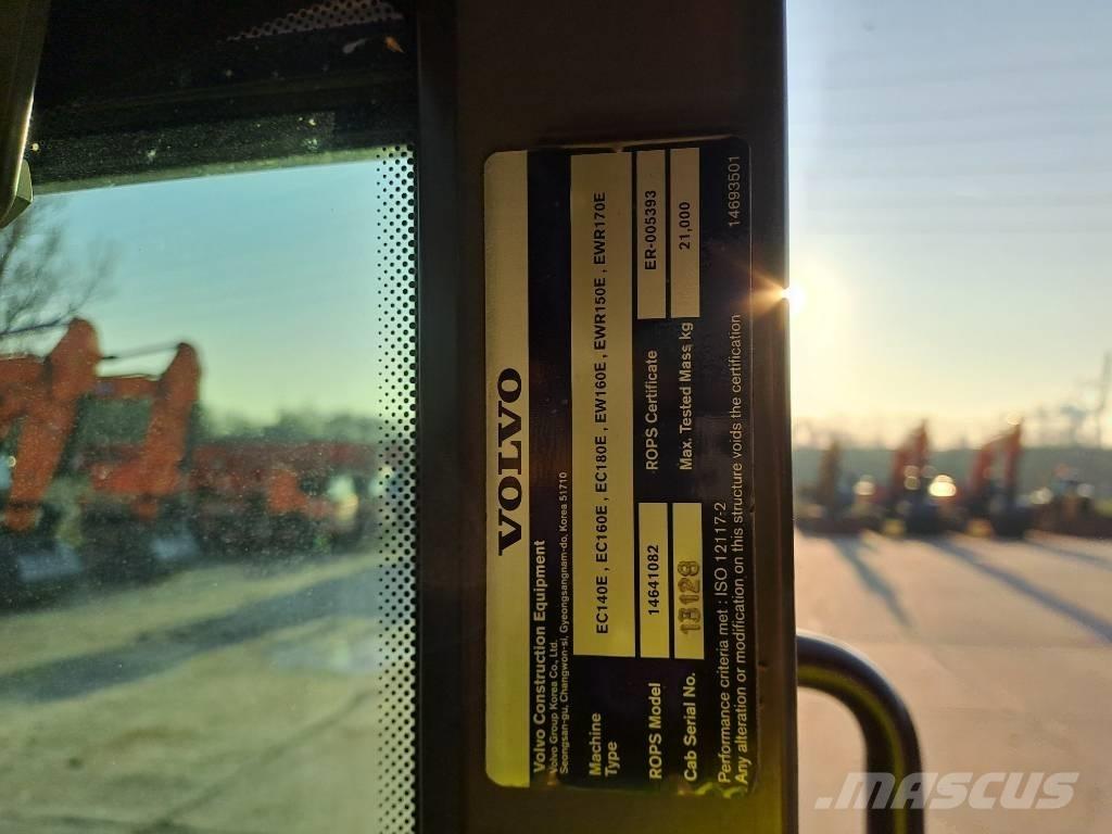 Volvo EW160E Kolesové rýpadlá