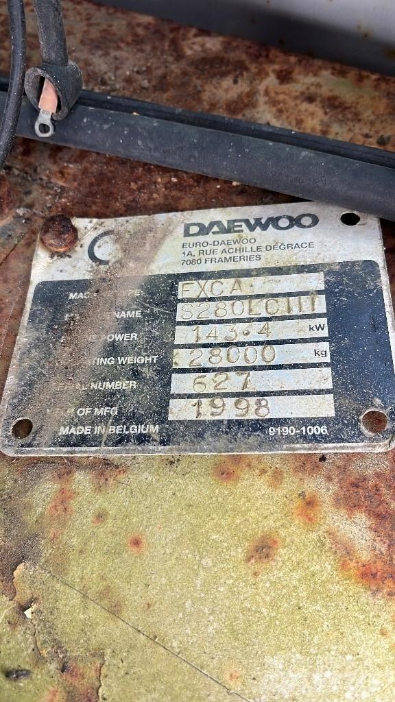 Daewoo Solar 280 LC Pásové rýpadlá