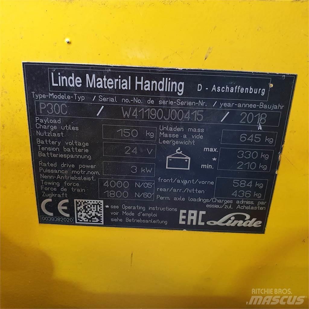 Linde P30C Vlečné vozíky