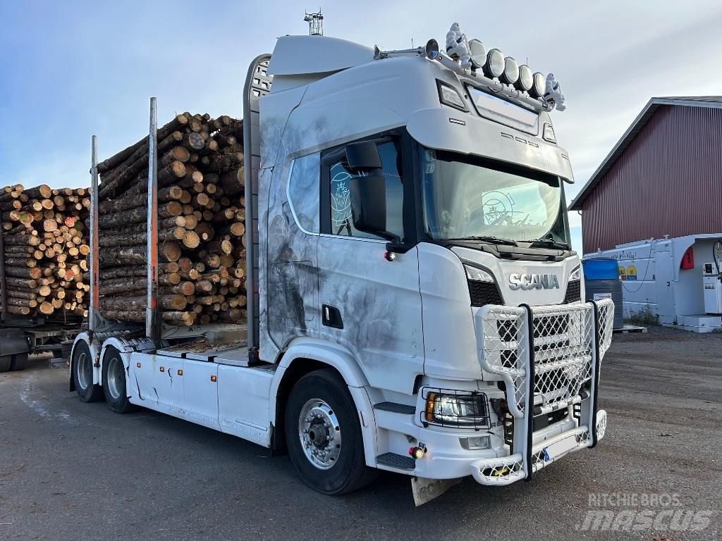 Scania R 650 Nákladné vozidlá na prepravu dreva