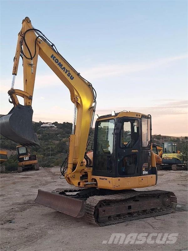 Komatsu PC80 Mini rýpadlá < 7t