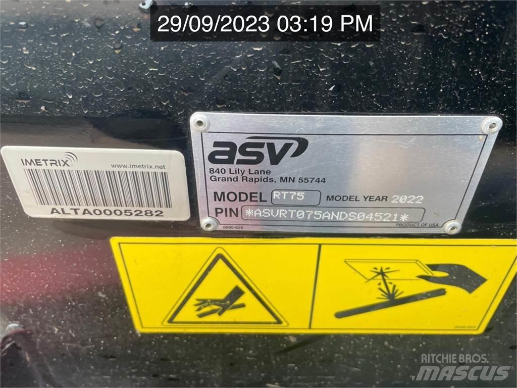 ASV POSI-TRACK RT75 Šmykom riadené nakladače