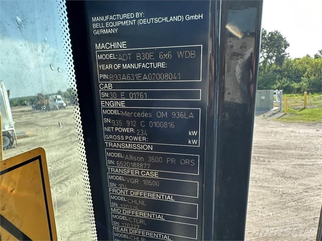 Bell B30E Kĺbové nákladné autá