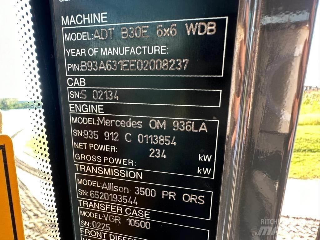 Bell B30E Kĺbové nákladné autá