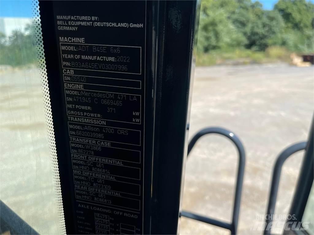 Bell B45E Kĺbové nákladné autá