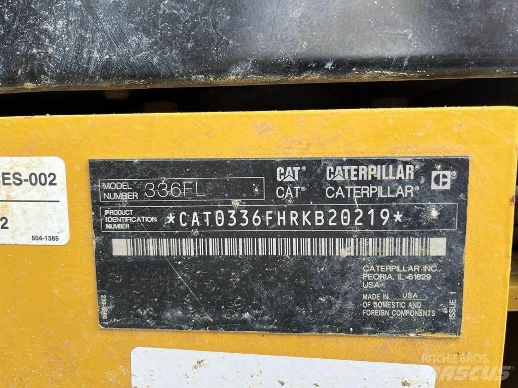 CAT 336FL Pásové rýpadlá
