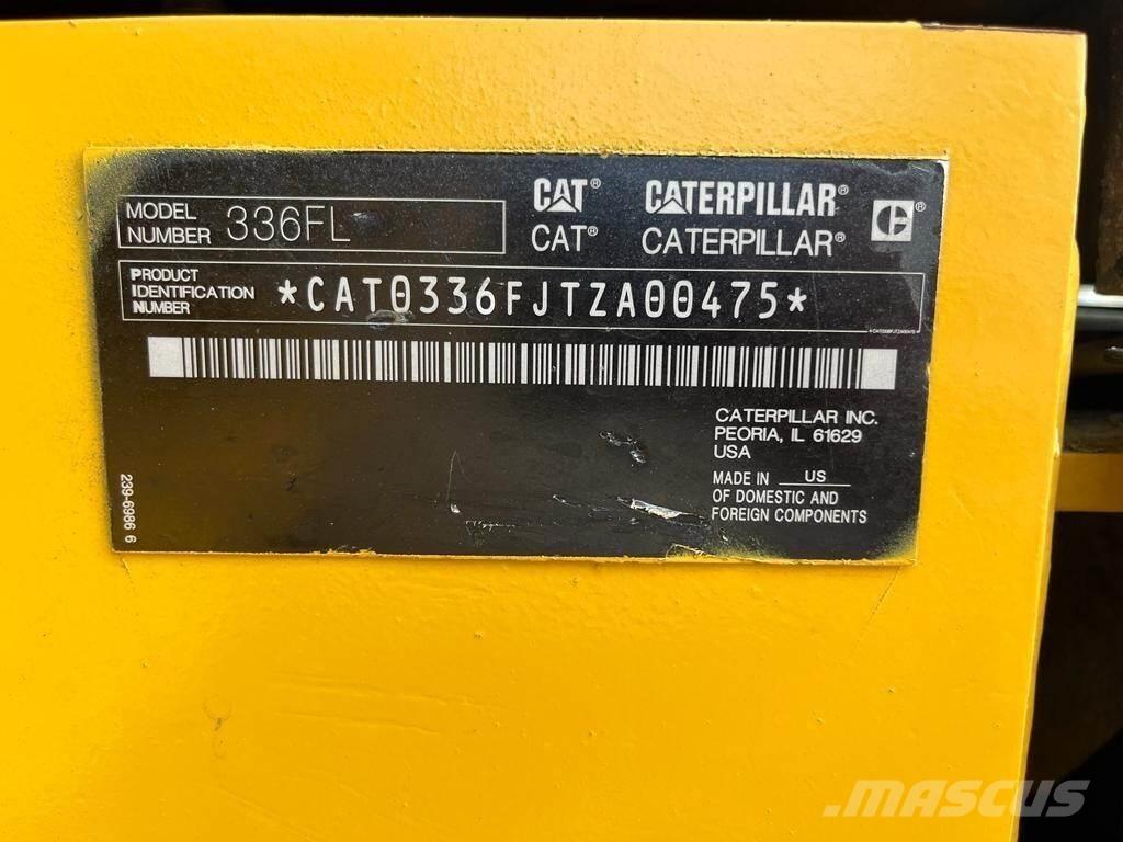 CAT 336FL Pásové rýpadlá