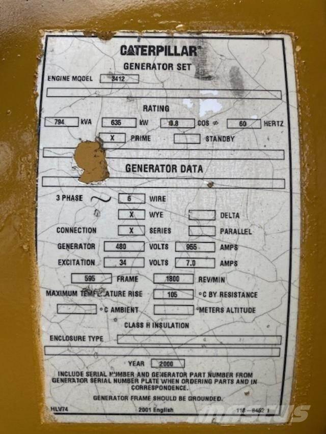 CAT 635 KW Ostatné generátory