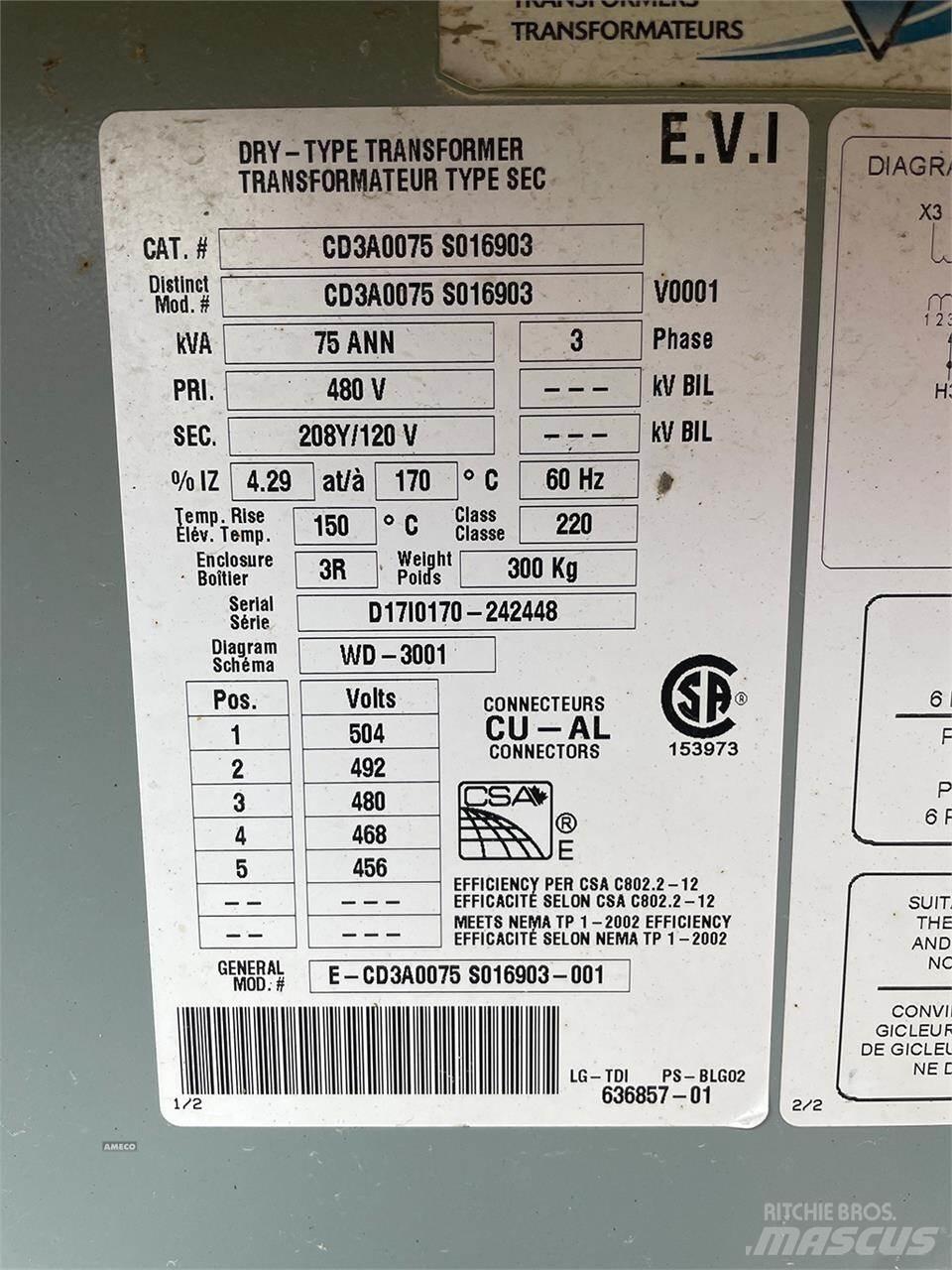Delta 75 KVA Ostatné generátory