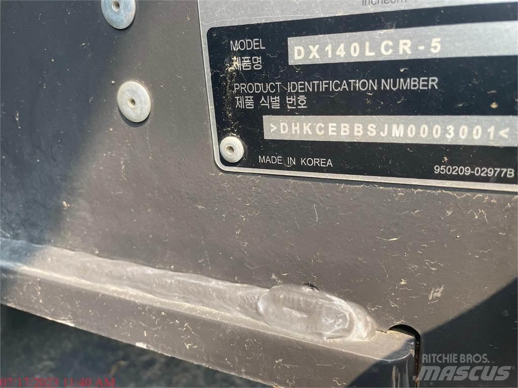 Doosan DX140 LC-5 Pásové rýpadlá