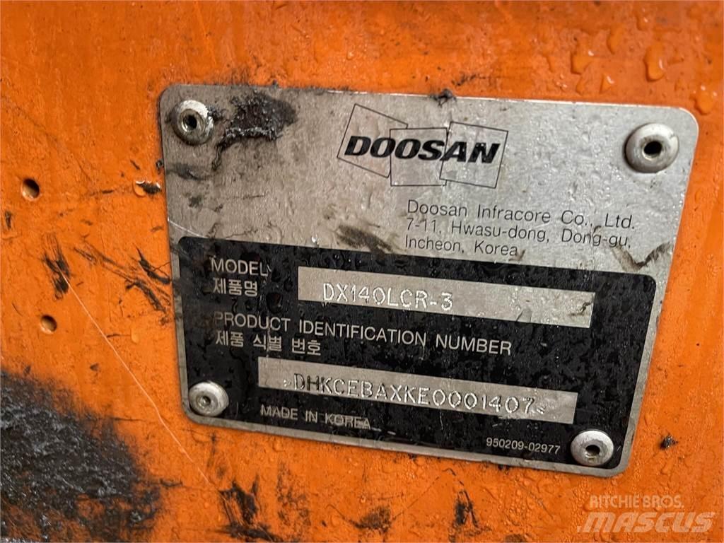 Doosan DX140 LCR-3 Pásové rýpadlá