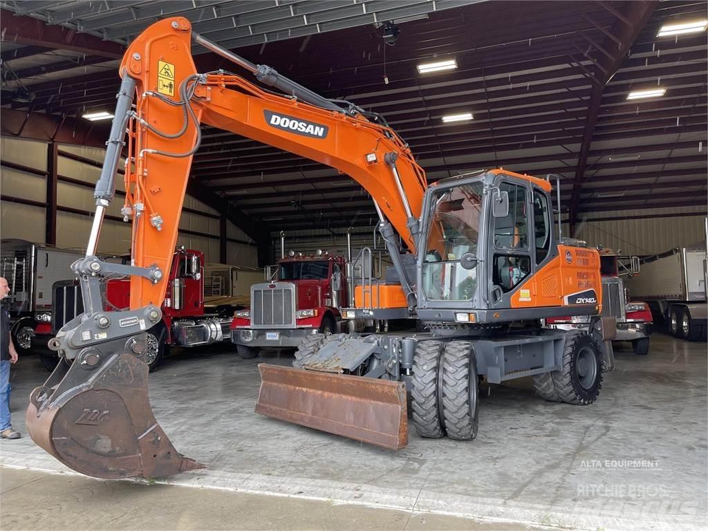 Doosan DX140W-5 Kolesové rýpadlá