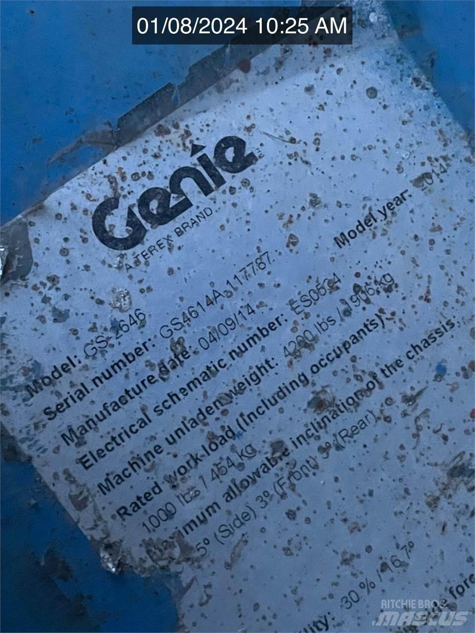 Genie GS2646 Nožnicové zdvíhacie plošiny