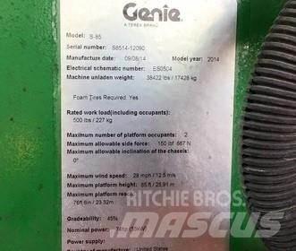Genie S85 Teleskopické plošiny