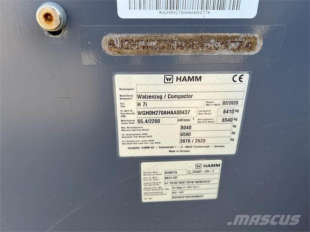 Hamm H7I Tandemové valce