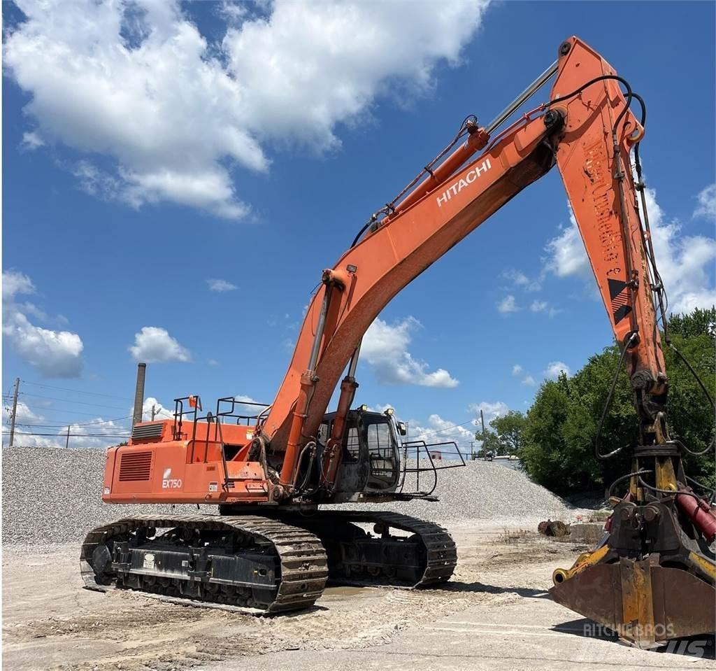 Hitachi EX750-5 Pásové rýpadlá