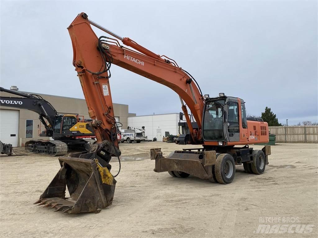 Hitachi ZX210W Kolesové rýpadlá