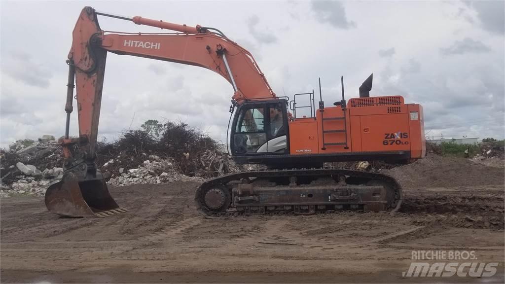 Hitachi ZX670 LC-5B Pásové rýpadlá