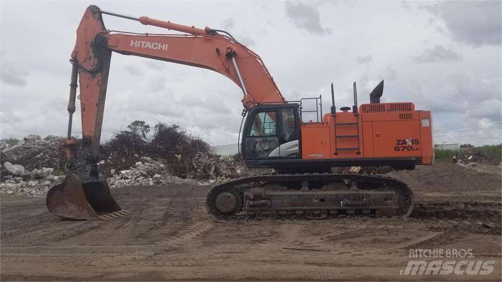 Hitachi ZX670 LC-5B Pásové rýpadlá