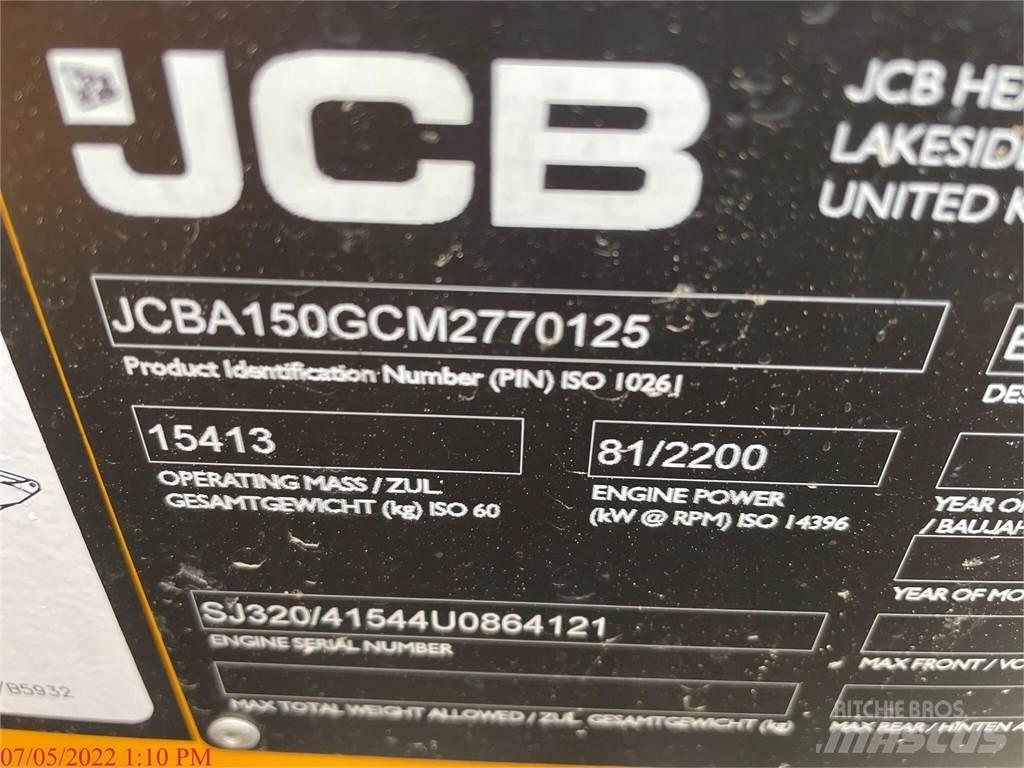 JCB 150X Pásové rýpadlá