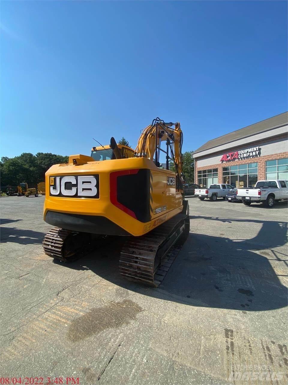 JCB 150X Pásové rýpadlá
