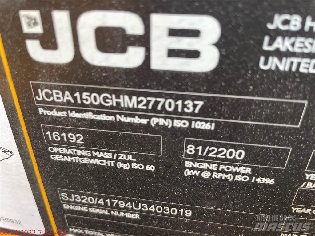 JCB 150X Pásové rýpadlá