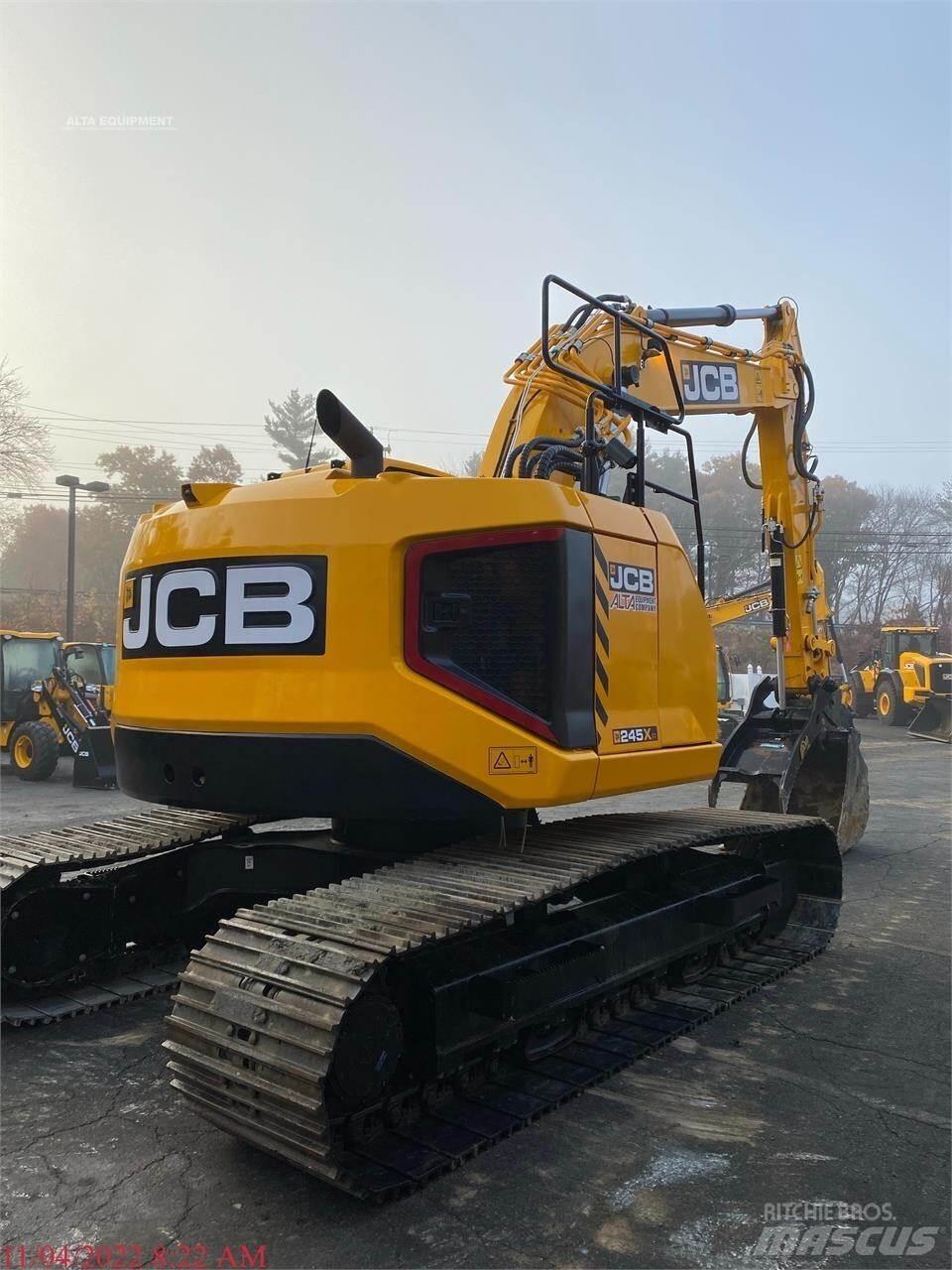 JCB 245XR Pásové rýpadlá