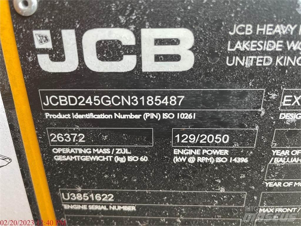 JCB 245XR Pásové rýpadlá