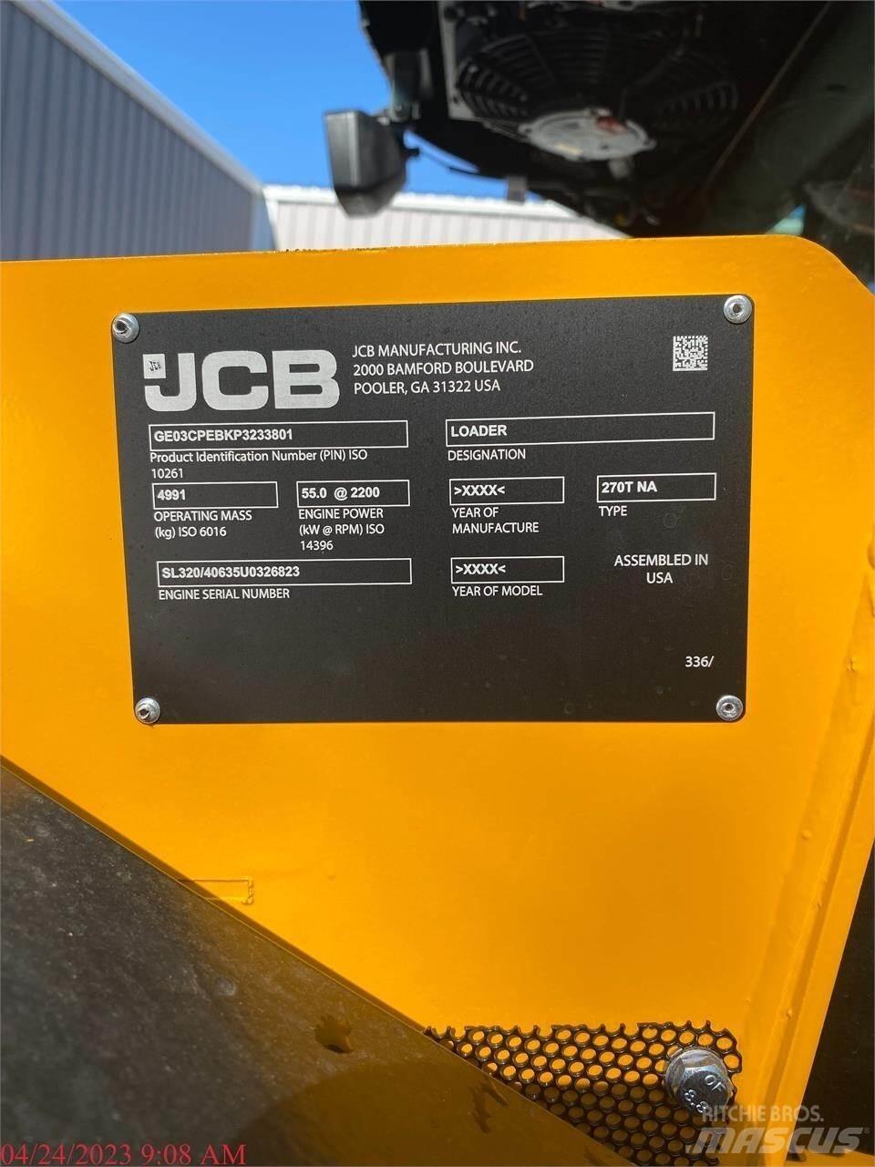 JCB 270T Šmykom riadené nakladače