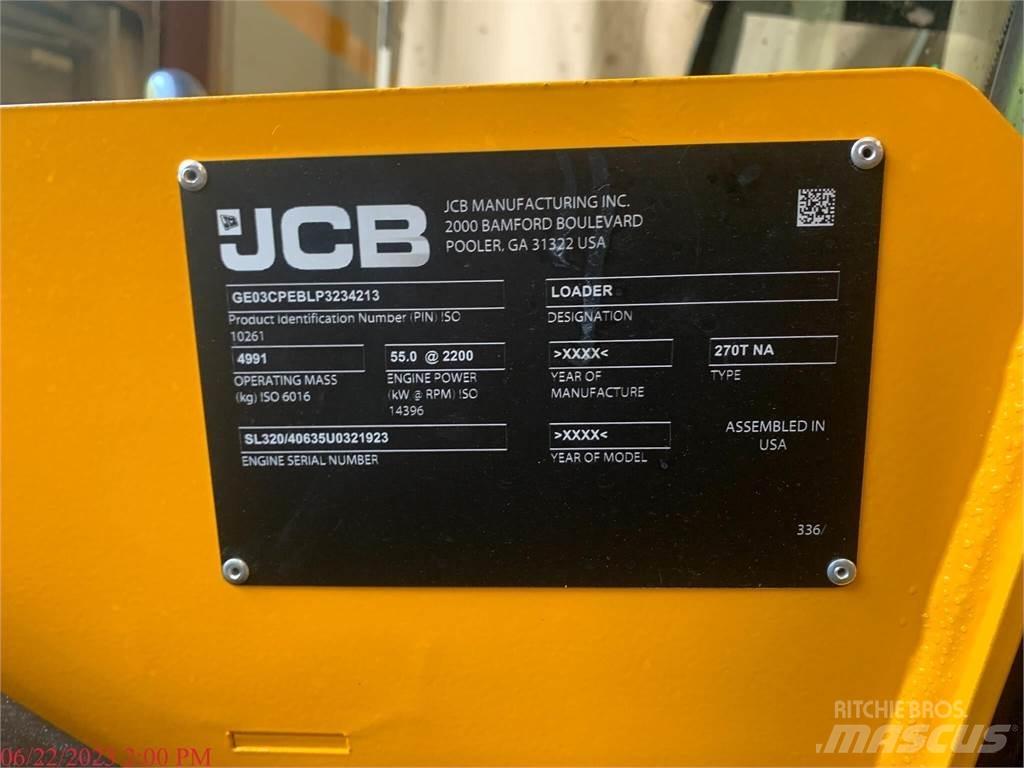 JCB 270T Šmykom riadené nakladače