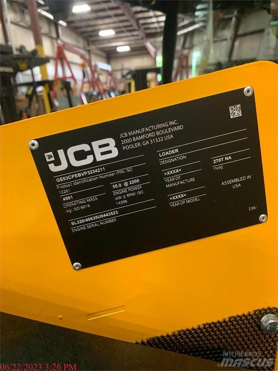 JCB 270T Šmykom riadené nakladače